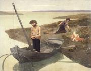 Pierre Puvis de Chavannes The Poor Fisherman oil painting artist